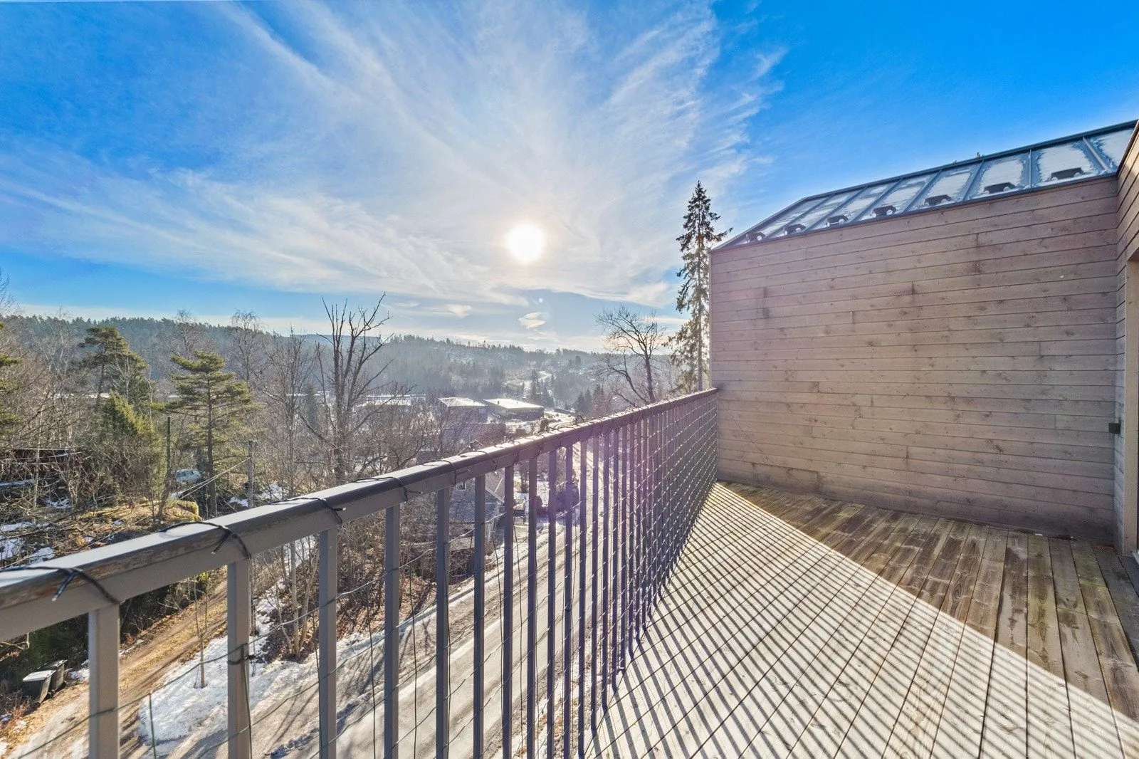 Takterrasse etter renovering, Tomannsbolig Vinterbro, Vinterbro